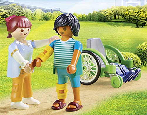 PLAYMOBIL City Life 70193 Paciente en Silla de Ruedas, A Partir de 4 años