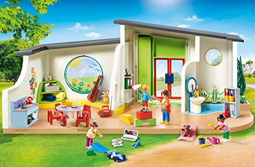 PLAYMOBIL City Life 70280 Guardería Arcoíris con efectos de luz y sonido, A partir de 4 años