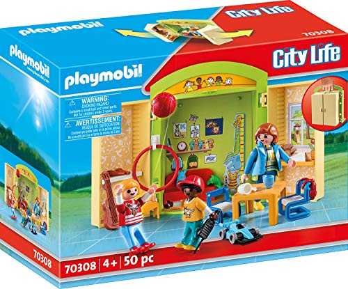 PLAYMOBIL City Life 70308 Cofre Guardería, A partir de 4 años