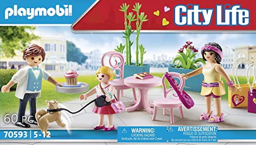 PLAYMOBIL City Life 70593 Cafetería, Para niños de 5 a 12 años