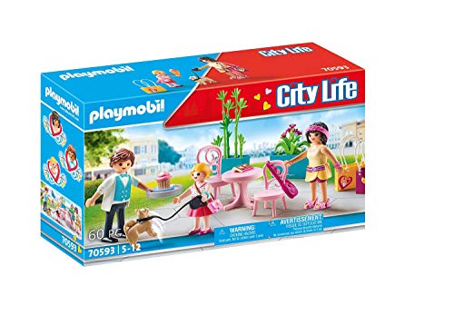 PLAYMOBIL City Life 70593 Cafetería, Para niños de 5 a 12 años