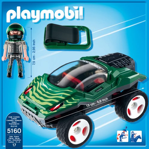 PLAYMOBIL - Click & Go Snake Racer, Set de Juego (5160)