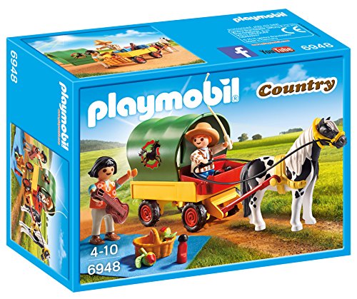 PLAYMOBIL Country Granja de Ponis con Muchos Animales y Pajar, A Partir de 4 años (6927) + Granja de Ponis Playmobil Playset (6948)