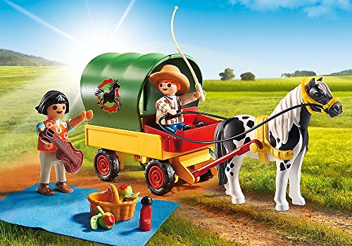 PLAYMOBIL® Country Set en 5 parties 6927 6947 6948 6949 6950 Ferme Équestre + Promenade à Cheval + Excursion de Calèche + Poney avec poulain + Promenade à Poney