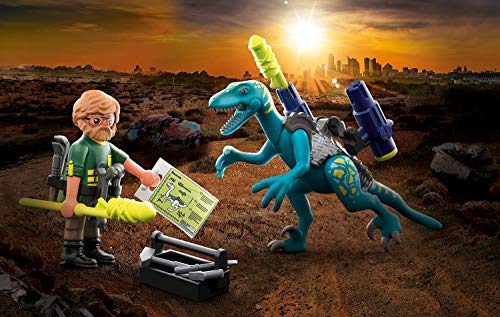 PLAYMOBIL Dino Rise Uncle Rob: Armamento para la batalla, A partir de 5 años (70629)