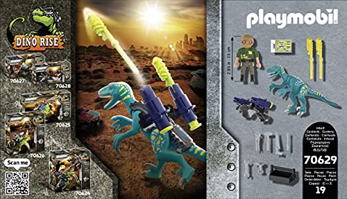 PLAYMOBIL Dino Rise Uncle Rob: Armamento para la batalla, A partir de 5 años (70629)