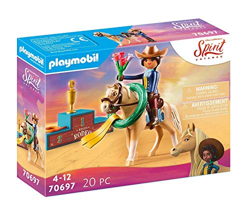 PLAYMOBIL DreamWorks Spirit Untamed 70697 Miradero Rodeo Pru, A partir de 4 años