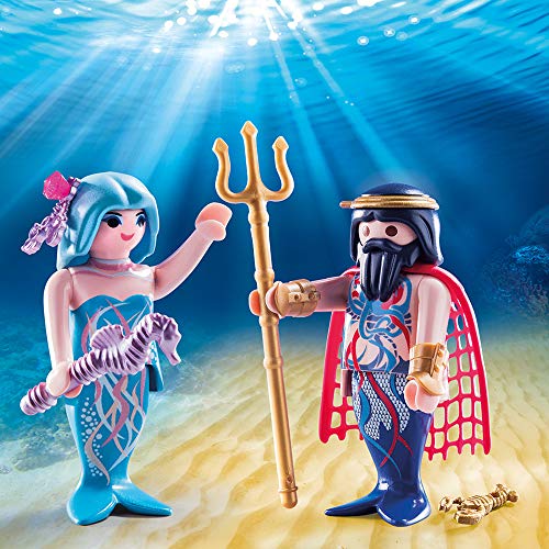 PLAYMOBIL- Duo Pack Playset de Figuras, Color carbón (70082)