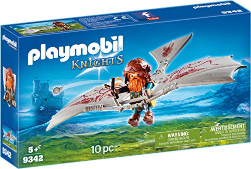 PLAYMOBIL- Enano con Máquina Voladora Juguete, Multicolor (geobra Brandstätter 9342)