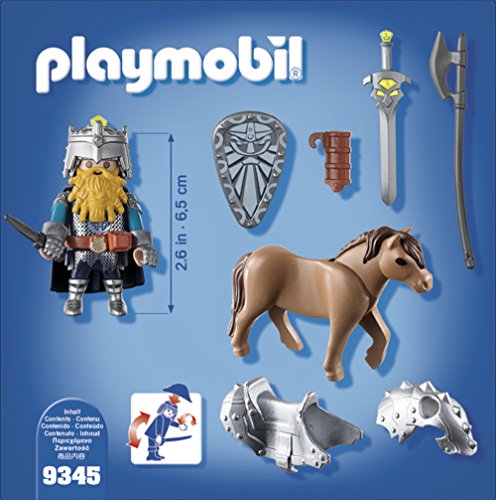 PLAYMOBIL- Enano con Poni Juguete, Multicolor (geobra Brandstätter 9345)