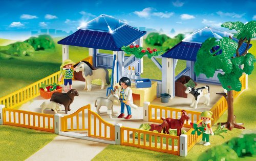 PLAYMOBIL - Enfermería de Animales, Set de Juego (4344)