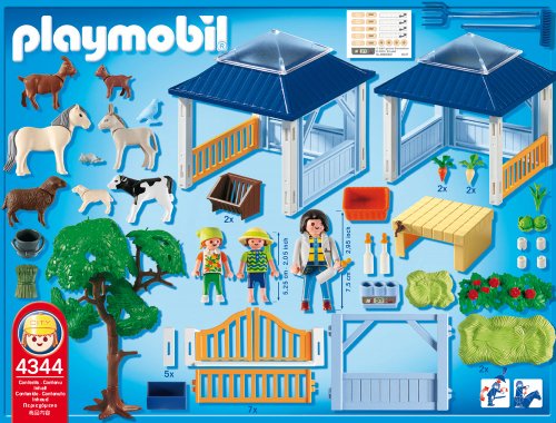 PLAYMOBIL - Enfermería de Animales, Set de Juego (4344)