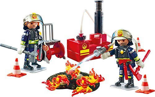 PLAYMOBIL - Equipo de Bomberos (5397), Multicolor Miscelanea