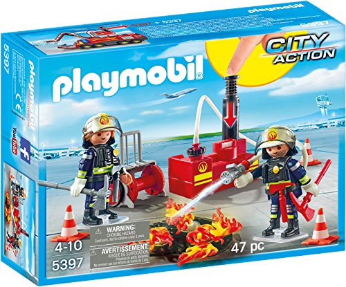 PLAYMOBIL - Equipo de Bomberos (5397), Multicolor Miscelanea