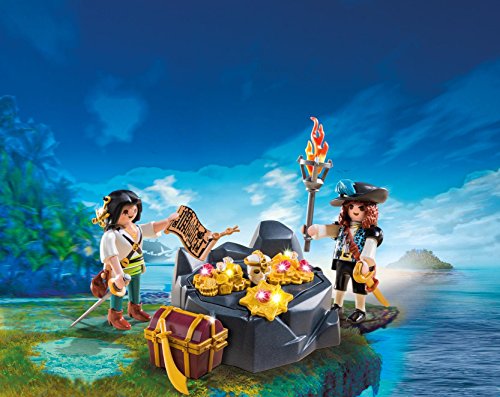 PLAYMOBIL - Escondite del Tesoro con Piratas (66830)