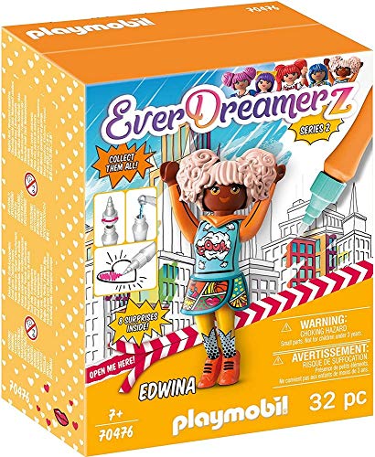 PLAYMOBIL- EverDreamerz 70476 Edwina - Comic World, con Boli de Agua PLAYMOBIL, A Partir de 7 Años