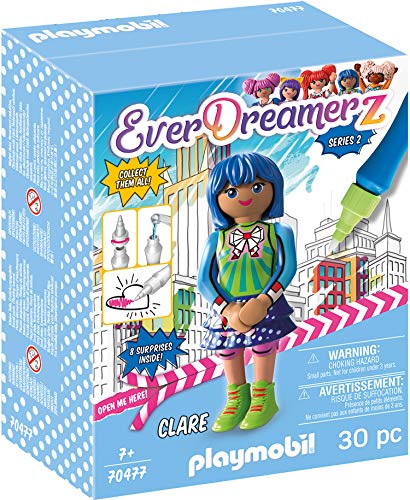 PLAYMOBIL- EverDreamerz 70477 Clare - Comic World, con Boli de Agua PLAYMOBIL, A Partir de 7 Años