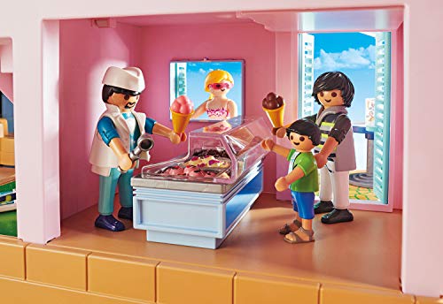 PLAYMOBIL Family Fun 70279 Heladería en el Puerto, A Partir de 4 años