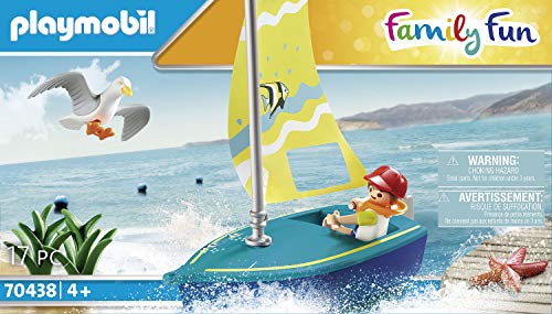 Playmobil - Family Fun Conjunto de Figuritas, Velero, Multicolor (70438)