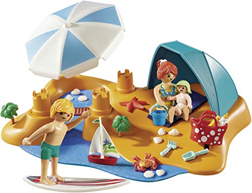 PLAYMOBIL Family Fun Familia en la Playa, A partir de 4 años (9425)