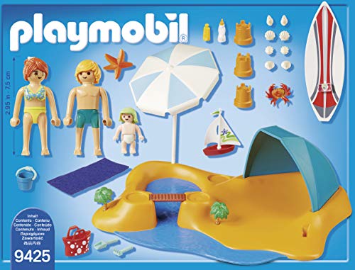 PLAYMOBIL Family Fun Familia en la Playa, A partir de 4 años (9425)