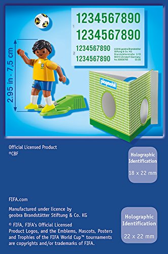 Playmobil Fútbol - Jugador Brasil (Playmobil 9510)