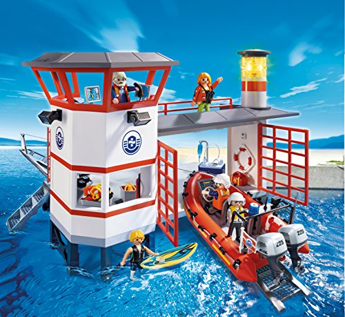 PLAYMOBIL Guardacostas - Estación con Faro, playset (5539)