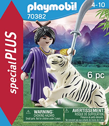 Playmobil - Guerrera Ninja con Tigre 70382.