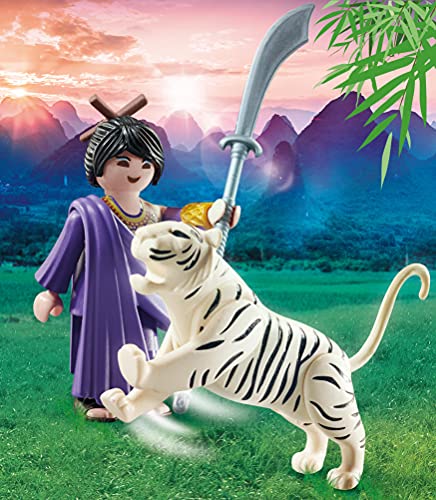 Playmobil - Guerrera Ninja con Tigre 70382.