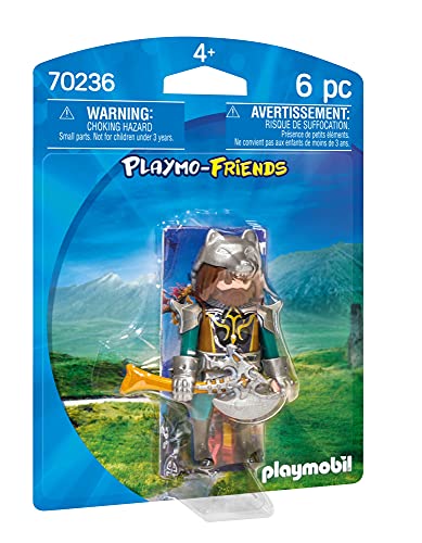 PLAYMOBIL- Guerrero Lobo (70236), Multicolor