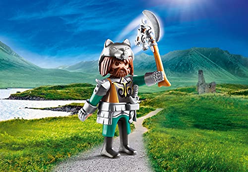 PLAYMOBIL- Guerrero Lobo (70236), Multicolor