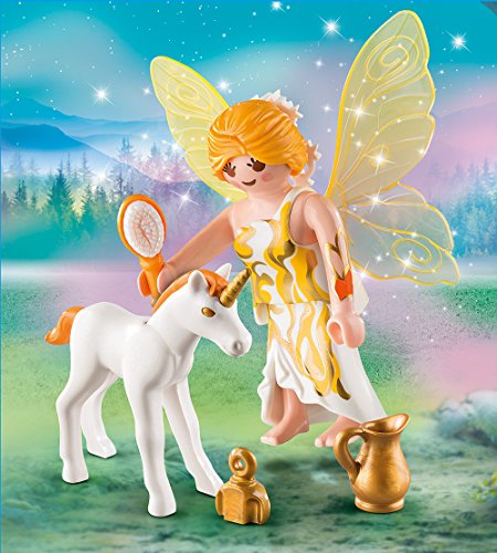 PLAYMOBIL- Hada del Sol con Unicornio Juguete, Multicolor (geobra Brandstätter 9438)