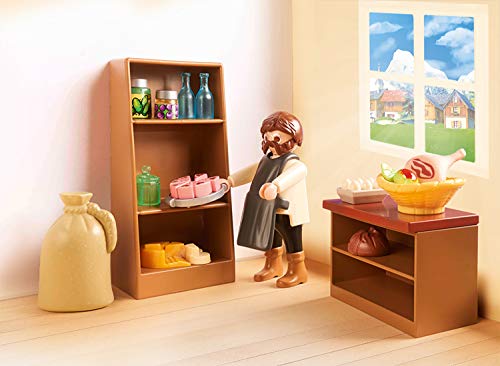 PLAYMOBIL- Heidi Tienda Familia Keller (70257), Multicolor