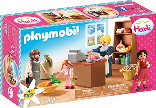 PLAYMOBIL- Heidi Tienda Familia Keller (70257), Multicolor