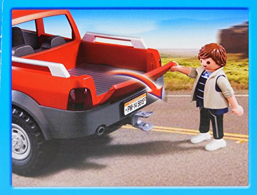 PLAYMOBIL - Juego – 5615 – City Action – Camioneta Pickup con Doble Cabina.