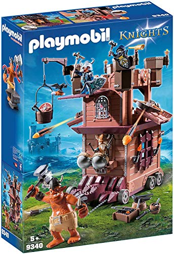 PLAYMOBIL Knights Fortaleza Móvil Enanos, A partir de 5 años (9340)