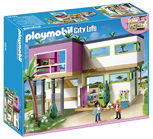 PLAYMOBIL Mansión Moderna de Lujo - Playset Completo (5574)