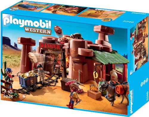 PLAYMOBIL - Mina del Oeste, Set de Juego (5246)