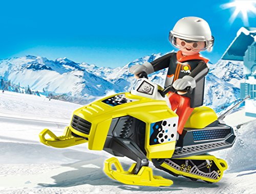 PLAYMOBIL- Moto de Nieve, Multicolor, única (9285)