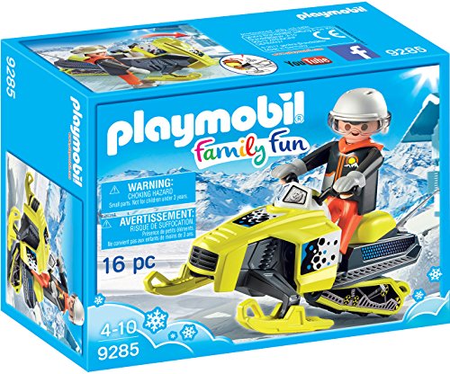 PLAYMOBIL- Moto de Nieve, Multicolor, única (9285)