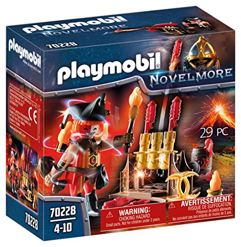 PLAYMOBIL Novelmore 70228 Maestro de Fuego Bandidos Burnham, A partir de 4 años