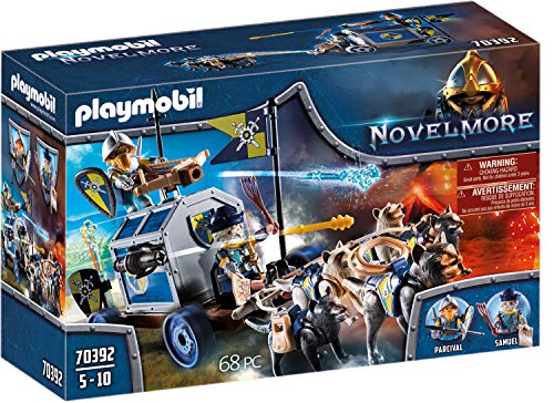 PLAYMOBIL Novelmore 70392 Transporte del Tesoro Novelmore, Para Niños de 4 y 10 Años de Edad