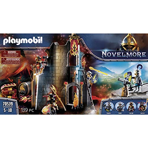 Playmobil Novelmore 70539 Burnham Raiders - Rúina de fuego para niños de 4 a 10 años