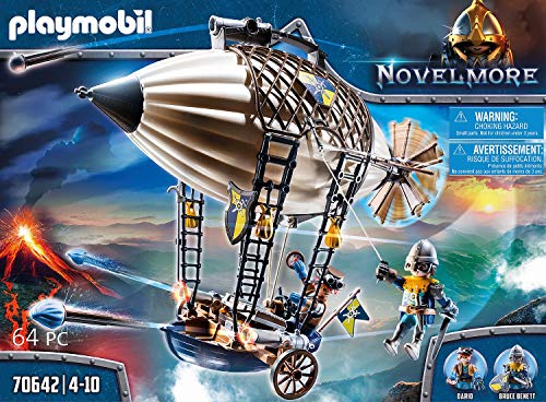 PLAYMOBIL Novelmore 70642 Zeppelín Novelmore de Darío, A partir de 4 años