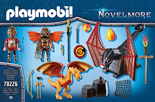 Playmobil Novelmore Burnham Raiders 70226 70227 70228 - Juego de accesorios para raquetas