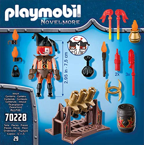 Playmobil Novelmore Burnham Raiders 70226 70227 70228 - Juego de accesorios para raquetas