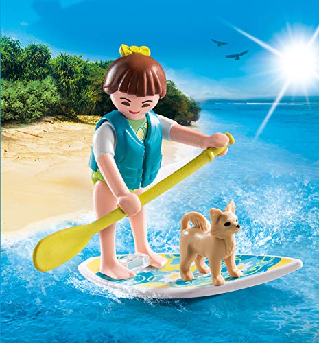 PLAYMOBIL- Paddle Surf Juguete, Multicolor (geobra Brandstätter 9354)