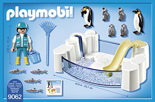 PLAYMOBIL- Pingüinos, Multicolor, única (9062)