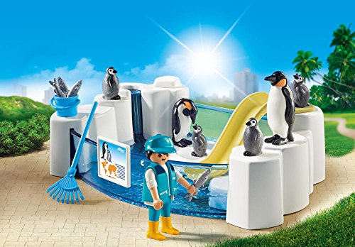 PLAYMOBIL- Pingüinos, Multicolor, única (9062)