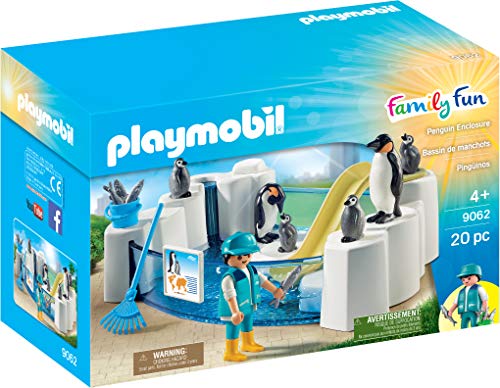 PLAYMOBIL- Pingüinos, Multicolor, única (9062)